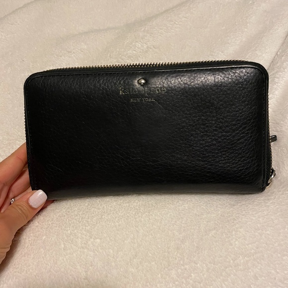 Kate Spade New York Spencer black leather wallet - Picture 2 of 7